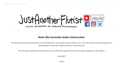 Desktop Screenshot of justanotherflutist.com